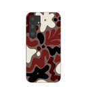 Chocolate Brown Earthy Curves Samsung Galaxy S24 Case