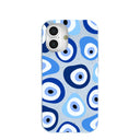Powder Blue Evil Eye iPhone 16 Case