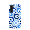 Powder Blue Evil Eye Samsung Galaxy S22 Case