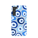 Powder Blue Evil Eye Samsung Galaxy S23+(Plus) Case