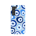 Powder Blue Evil Eye Samsung Galaxy S23 Case