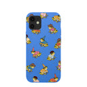 Electric Blue Fancy Frogs iPhone 12 Mini Case