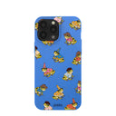 Electric Blue Fancy Frogs iPhone 13 Pro Max Case