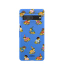 Electric Blue Fancy Frogs Google Pixel 7 Case