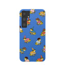 Electric Blue Fancy Frogs Samsung Galaxy S24+(Plus) Case