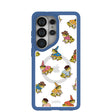 Clear Fancy Frogs Samsung Galaxy S26 Ultra Case With True Blue Ridge (Magnetic Charging included)