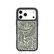 Clear Fern Dreams iPhone 17 Pro Max Case With Noir Ridge (MagSafe included)