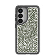 Clear Fern Dreams Samsung Galaxy S26 Case With Noir Ridge (Magnetic Charging included)