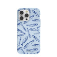 Powder Blue Fishery iPhone 14 Pro Max Case