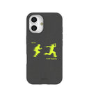 Black Flow Frequency iPhone 16 Case