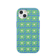 Electric Blue Flower Child iPhone 15 Case