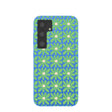 Electric Blue Flower Child Samsung Galaxy S24 Case