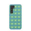 Electric Blue Flower Child Samsung Galaxy S24 Case