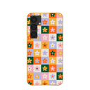 Honey Flower Tiles Samsung Galaxy S25+(Plus) Case