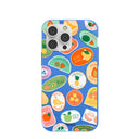 Electric Blue Frutti Club iPhone 14 Pro Max Case