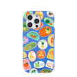 Electric Blue Frutti Club iPhone 15 Pro Case