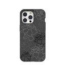 Black Gardenia Lines iPhone 15 Pro Max Case