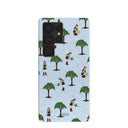 Powder Blue Gardening Girl Samsung Galaxy S25 Ultra Case