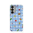 Powder Blue Gingham Farmhouse Samsung Galaxy S26+(Plus) Case