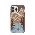 Chocolate Brown Gone Fishing iPhone 14 Pro Max Case