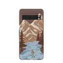 Chocolate Brown Gone Fishing Google Pixel 8 Pro Case