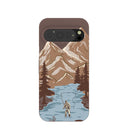Chocolate Brown Gone Fishing Google Pixel 9/9 Pro Case