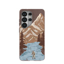 Chocolate Brown Gone Fishing Samsung Galaxy S26 Ultra Case