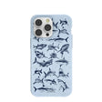 Powder Blue Great White iPhone 14 Pro Max Case