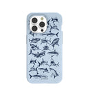 Powder Blue Great White iPhone 14 Pro Case