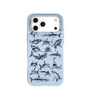 Powder Blue Great White iPhone 17 Pro Max Case