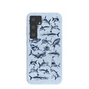 Powder Blue Great White Samsung Galaxy S24 Case