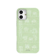 Sage Green Green Cascade iPhone 16 Plus Case