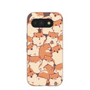 Chocolate Brown Happy Hamsters Google Pixel 10a Case