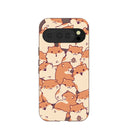 Chocolate Brown Happy Hamsters Google Pixel 10/10 Pro Case