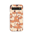 Chocolate Brown Happy Hamsters Google Pixel 8a Case