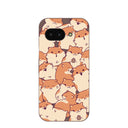 Chocolate Brown Happy Hamsters Google Pixel 9a Case