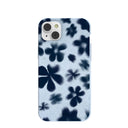 Powder Blue Hazy Daisies iPhone 14 Plus Case