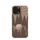 Chocolate Brown Hidden Cabin iPhone 13 Pro Max Case