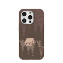 Chocolate Brown Hidden Cabin iPhone 16 Pro Case