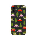 Black Holiday Caravan iPhone 12 Mini Case