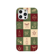 Forest Floor Holiday Squares iPhone 16 Pro Max Case