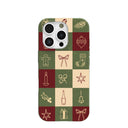 Forest Floor Holiday Squares iPhone 16 Pro Case