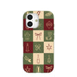 Forest Floor Holiday Squares iPhone 17 Case
