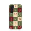 Forest Floor Holiday Squares Samsung Galaxy S25+(Plus) Case