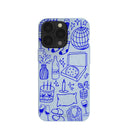 Powder Blue Home for Midnight iPhone 13 Pro Case