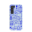 Powder Blue Home for Midnight Samsung Galaxy S23 Case