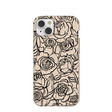 Seashell Inked Blooms iPhone 14 Plus Case