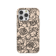 Seashell Inked Blooms iPhone 14 Pro Max Case