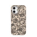 Seashell Inked Blooms iPhone 16 Case