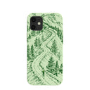 Sage Green Into the Mountains iPhone 12 Mini Case